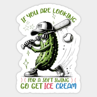 Funny Baseball Player Baseball Lover Sticker